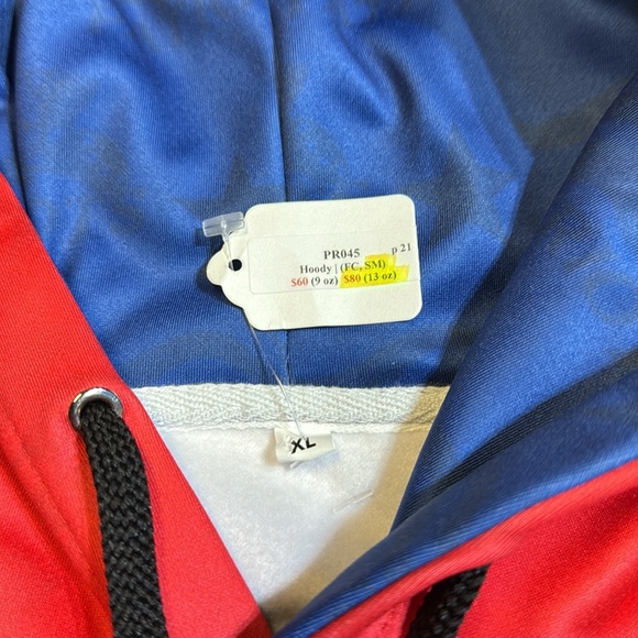 Custom Made New England Patriots Style Hoodie and Backpack Bundle. Both NWT. - Picture 6 of 13